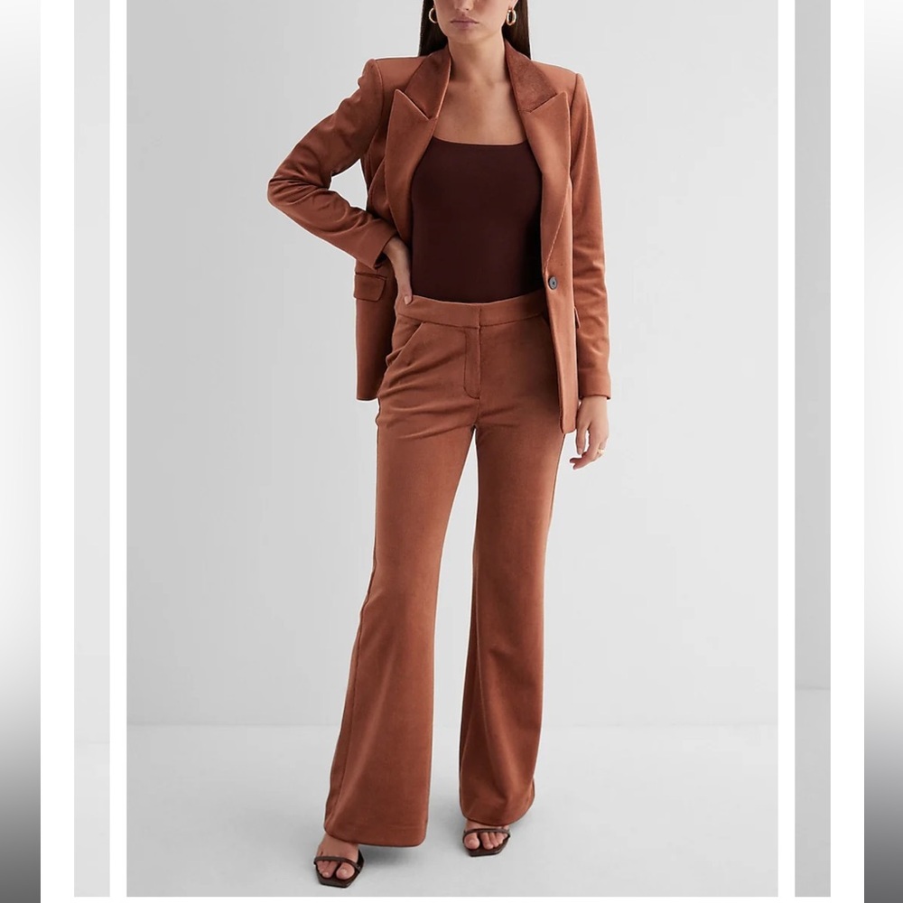 Express corduroy trouser flare pants